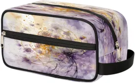 Abstract Dandelion Watercolor Large Capacity Travel Cosmetic Bag Waterproof Toiletry Bag Cosmetic Makeup Portable Bag with Handle for Travel Gym Camping