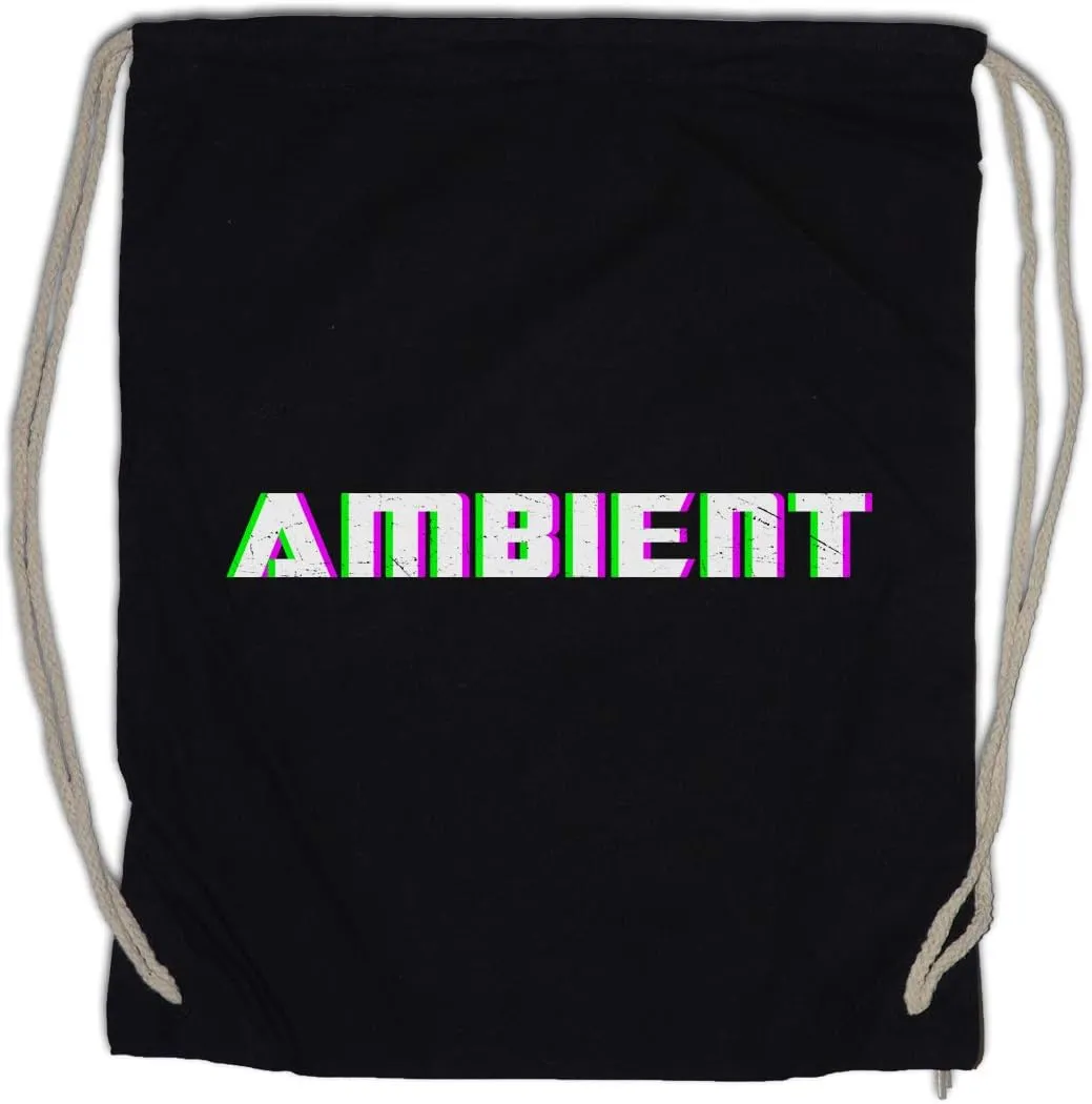 Ambient Glitch Drawstring Bag Gym Sack
