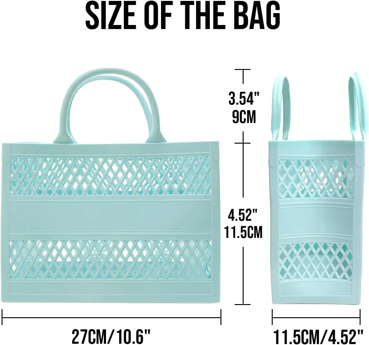 Beach Bag Beach Tote Travel Bag Waterproof Sandproof Washable Open Tote Bag
