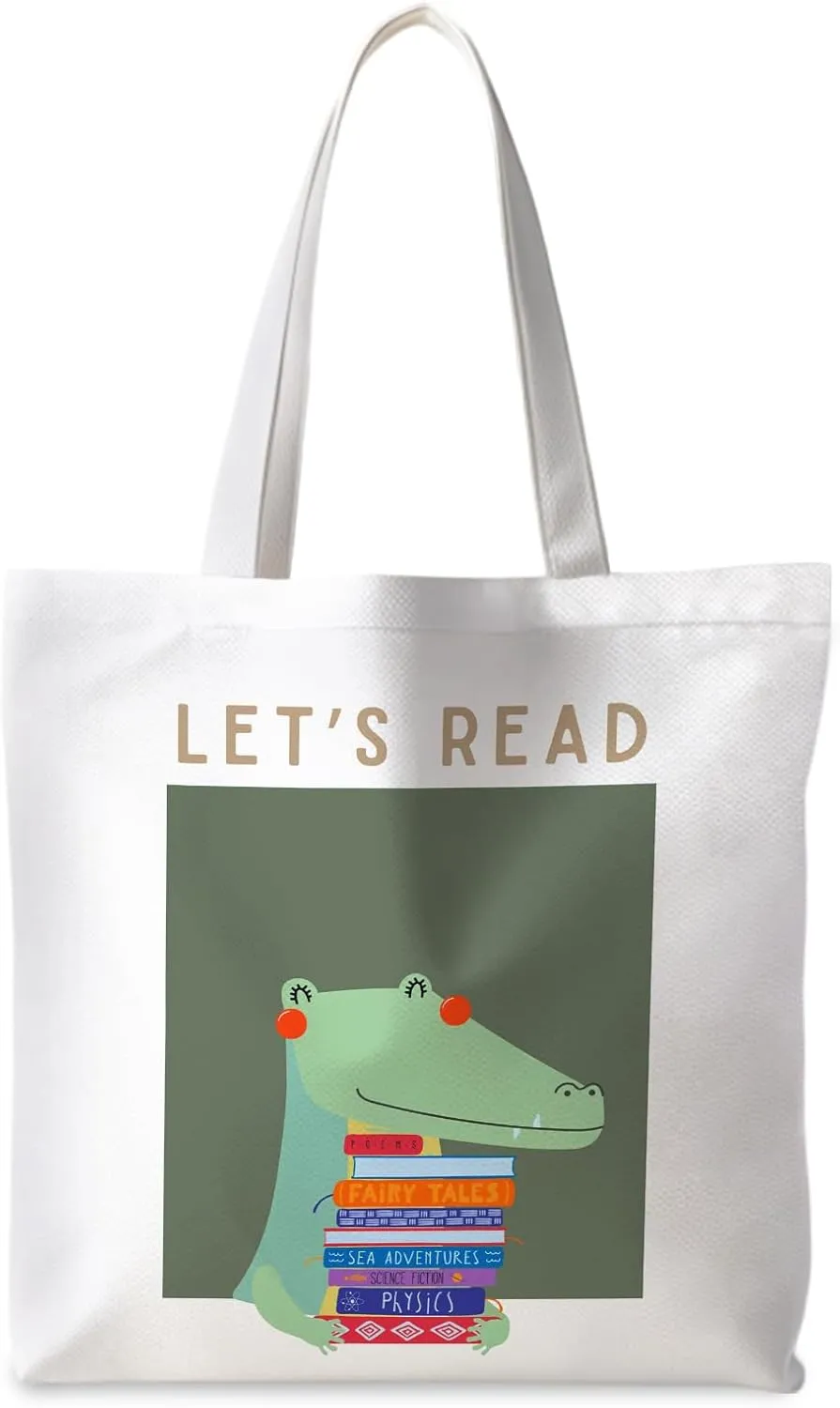 Book Tote Bag, Reading Gifts for Women, Gifts for Reading Lovers Women