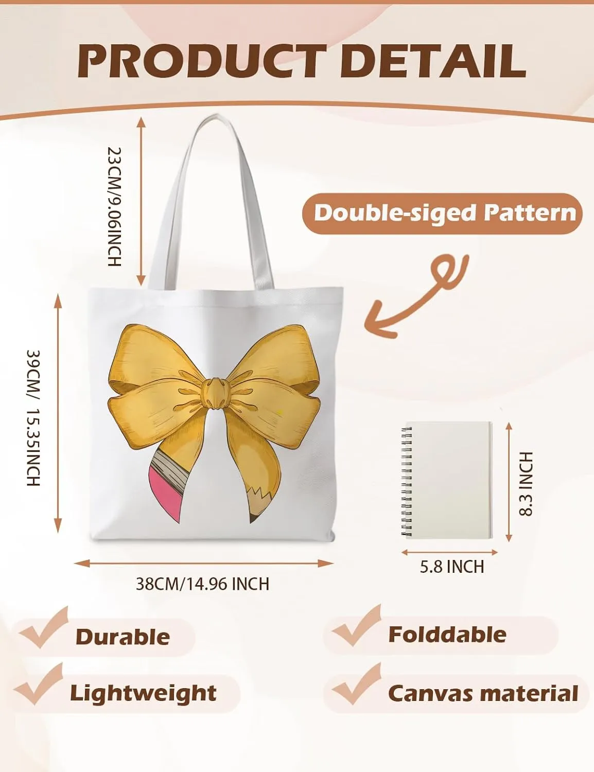 Book Tote Bag, Reading Gifts for Women, Gifts for Reading Lovers Women