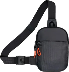 Chest Mini Sling Bag Waterproof Crossbody Bag Lightweight Casual Phone Bag Small Shoulder Daypack for Men Travel