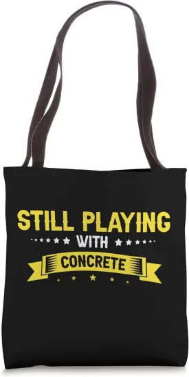 Concrete Finisher Design for Construction Cement Worker Tote Bag