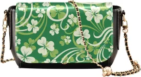 Crossbody Bags for Women Trendy Women's Black Shoulder Bag Small PU Leather Flap Cross Body Bag Handbags