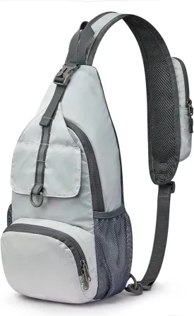 G4Free Packable Sling Backpack, Small Crossbody Sling Bag Travel Hiking Daypack Casual Foldable Shoulder Chest Bag
