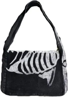 Goth Aesthetic Messenger Bag Gothic Purse Grunge Fairy Clothes Y2k Fashion Skull Bag