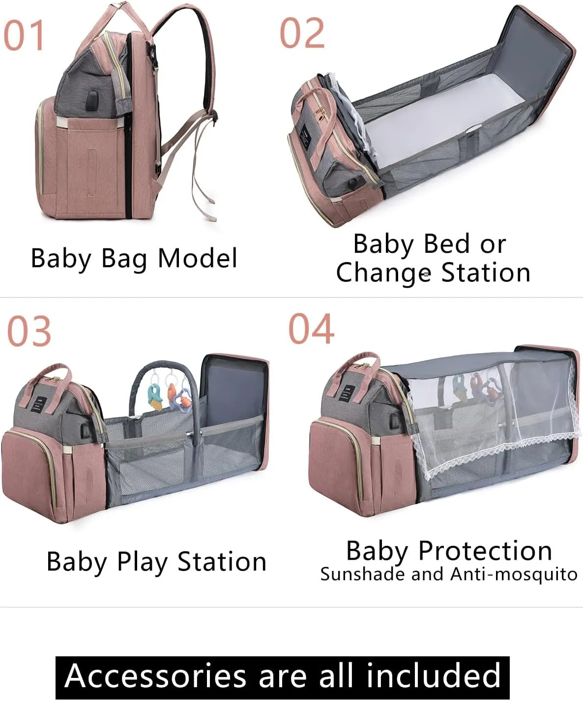 Green Diaper Bag Backpack for Mom: Baby Bags for Boys Girls Toddler Women Men Large Back Pack Diapers Bag Big Travel Paaleras Modernas Para Bebe Nia Unisex Newborn Essential Baby Registry