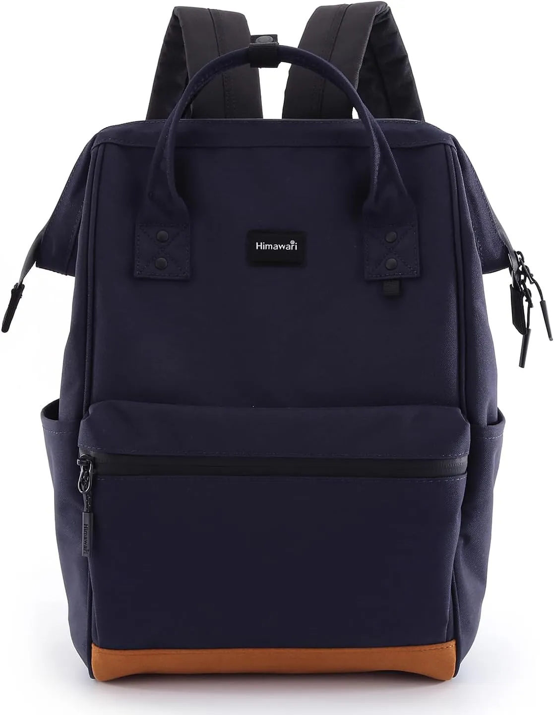 Himawari Travel School Backpack with USB Charging Port 15.6 Inch Doctor Work Bag for Women&Men College Students(124#-03#Dark Blue, Regular)