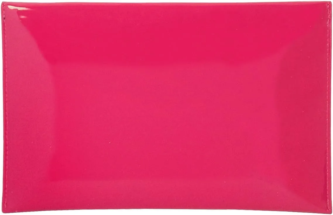 JNB Faux Patent Leather Envelope Candy Clutch Bag