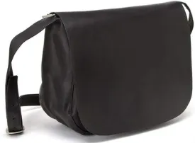 Le Donne Leather Full Flap Shoulder Bag - Colombian Vaquetta Leather Bag, 13.5