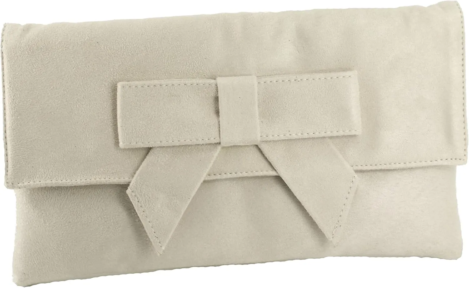 LONI Womens Cute Suede Faux Leather Clutch bag/Shoulder Bag
