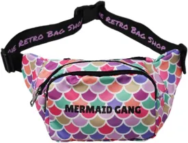 Mermaid Gang Fanny Pack Fashion Waist Chest Bag Adjustable Belt Chest Shoulder Pack Casual Bag Bum Bags Hip Pouch for Women Men Running Hiking Fitness Cycling Beach Travel Concert Festival
