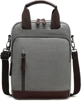 mygreen Mens Crossbody Shoulder Bag Canvas Messenger Bag Work Bag