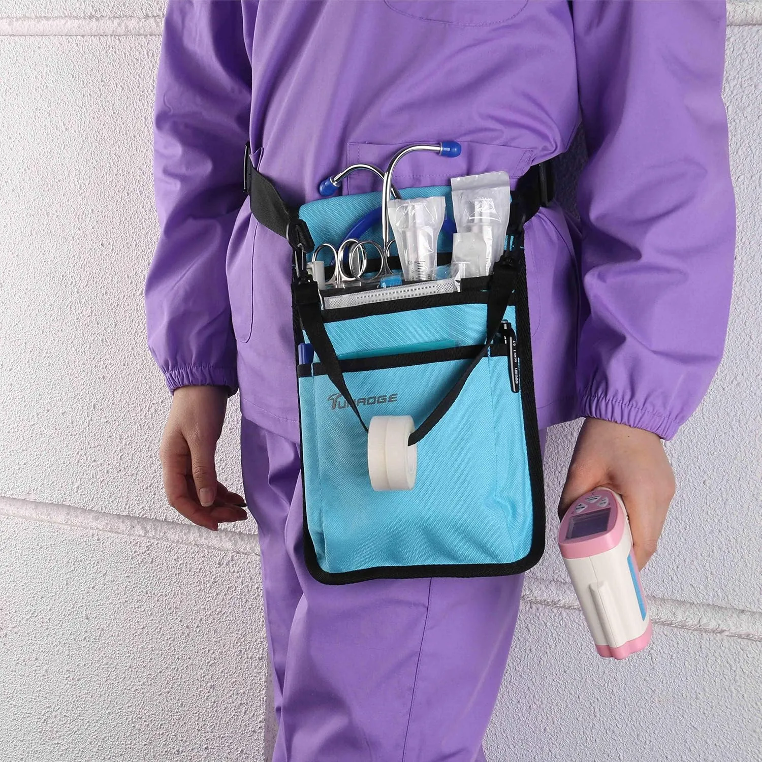 Nurse Storage Bag Practical Waist Bag Nurse Pocket Bag belt organizer pouch.