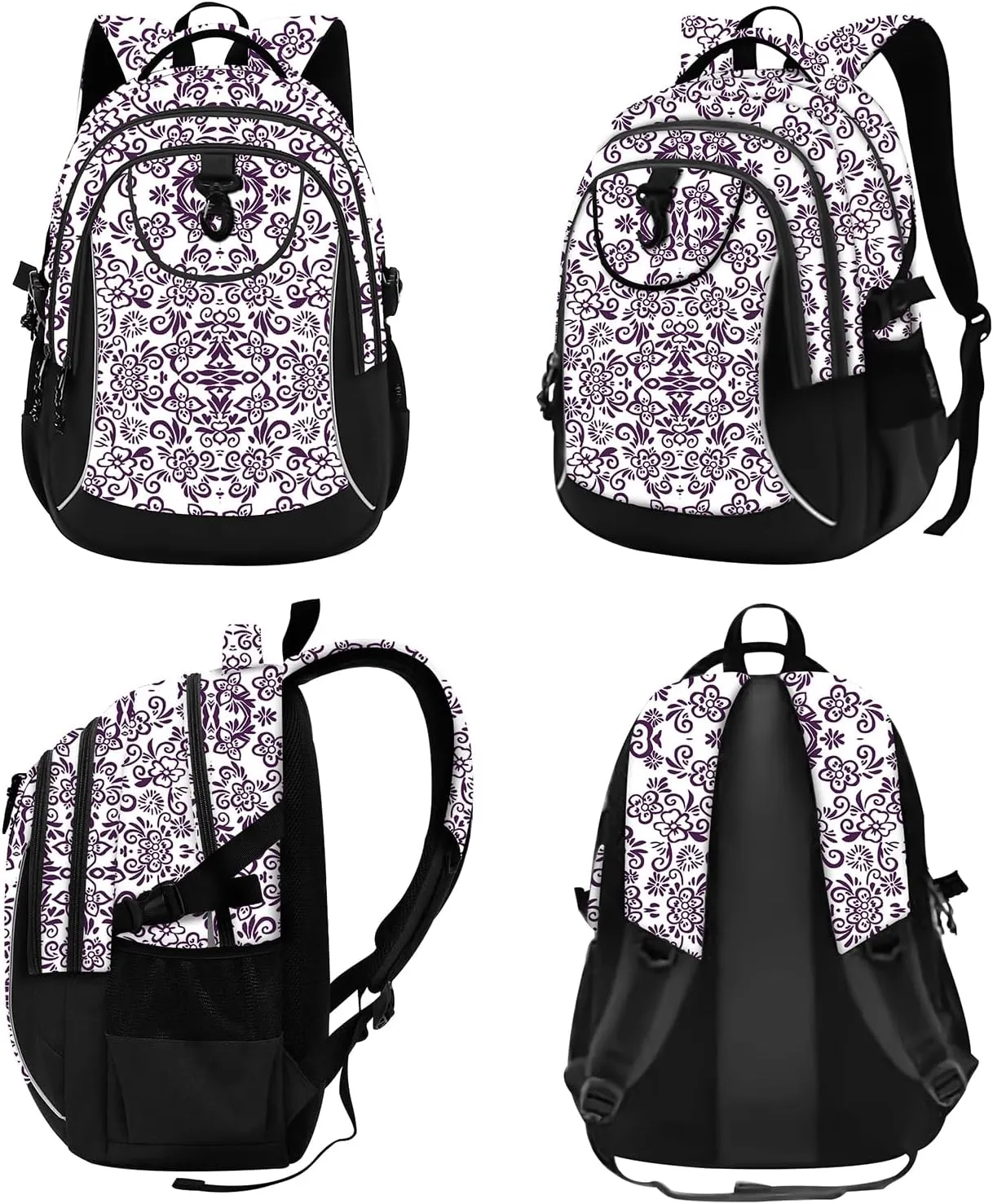 rickyh style School Backpack Travel Bag for Men & Women Lightweight College Back Pack with Laptop Compartmen