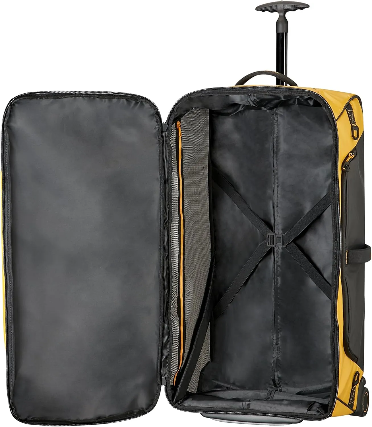 Samsonite Duffle with 2 Wheels L (79 cm-121.5 L), Yellow (Yellow)