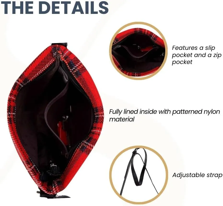 Signare Tapestry Crossbody Bag Sling Shoulder Purse for Women