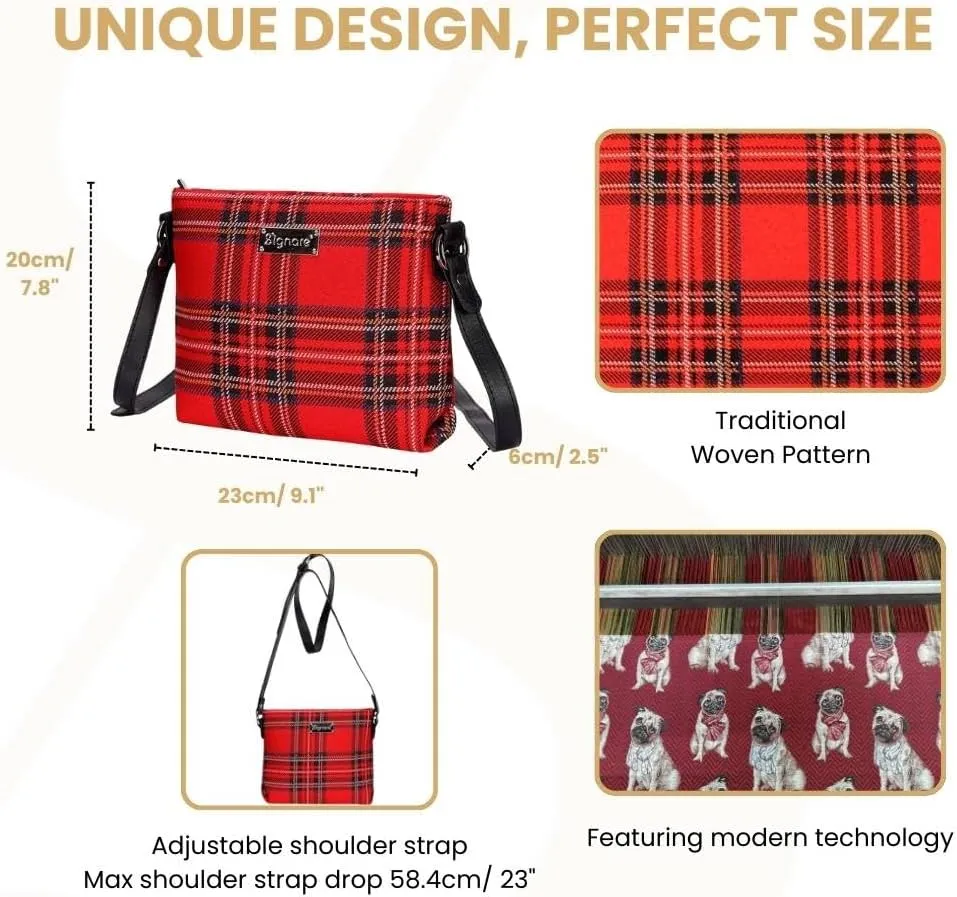 Signare Tapestry Crossbody Bag Sling Shoulder Purse for Women