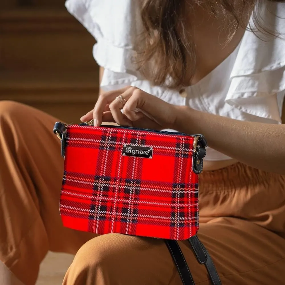 Signare Tapestry Crossbody Bag Sling Shoulder Purse for Women