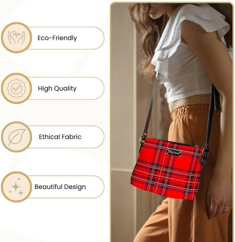 Signare Tapestry Crossbody Bag Sling Shoulder Purse for Women