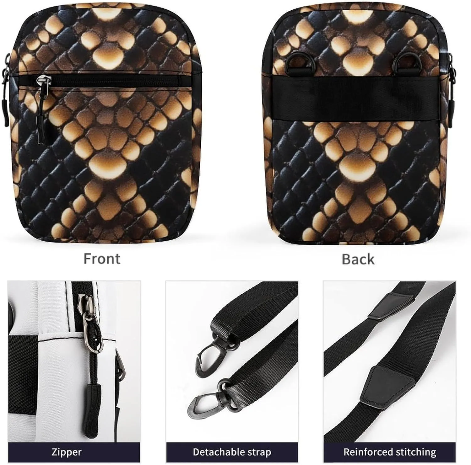 Small Crossbody Bag for Women, Casual Mini Shoulder Pouch Portable Travel Purse Cell Phone Bag