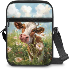 Small Messenger Bag Small Crossbody Bags for Women Men Sling Bag Shoulder Bag with Multi Pockets