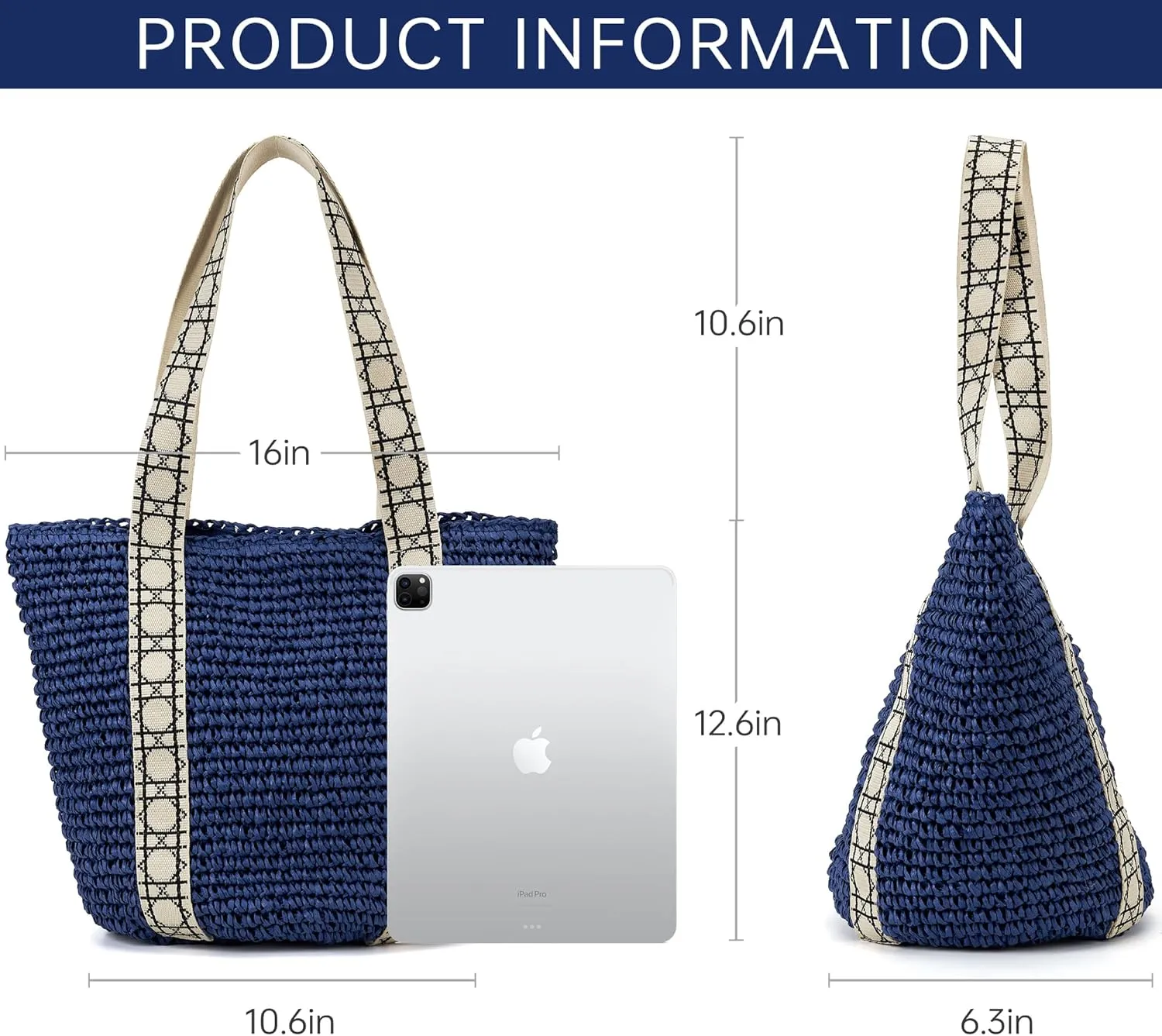 Straw Beach Bag The Tote Bag 