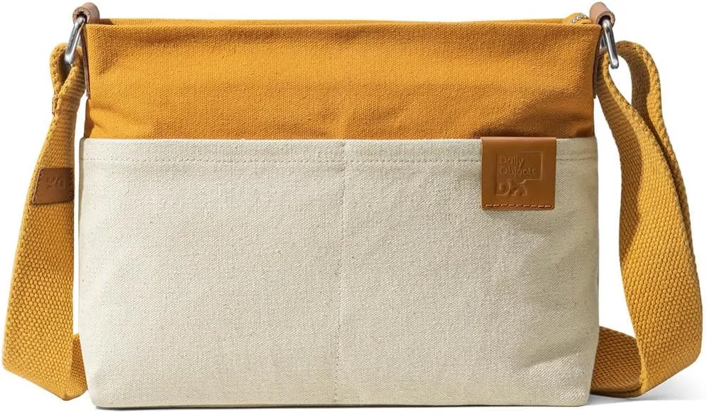 Unisex All Sunday Crossbody Messenger Bag | Trendy Cotton Handbag Purse | Shoulder Bag Organiser